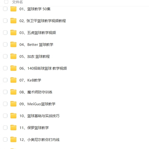 NBA打篮球教程技巧运球投篮 篮球视频教学 学习打篮球技术课程