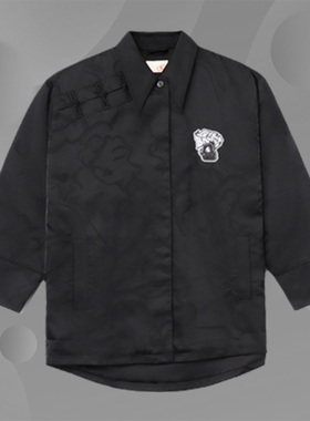 中国李宁反伍街头系列女新秋款国潮宽松运动开衫长袖外套 AFDR772