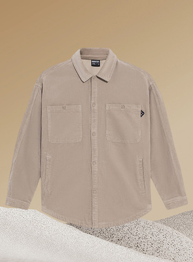 李宁正品反伍BADFIVE男子时尚潮流运动休闲灯芯绒夹克外套AFDS069