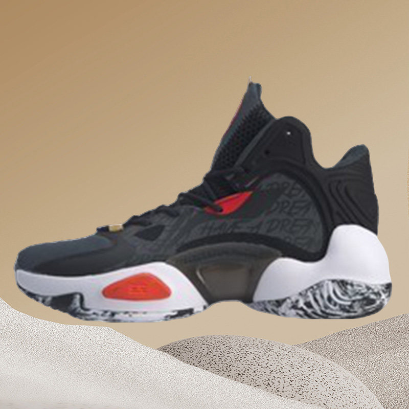 李宁男鞋春新款空袭6代V2减震耐磨专业比赛篮球鞋ABAQ005