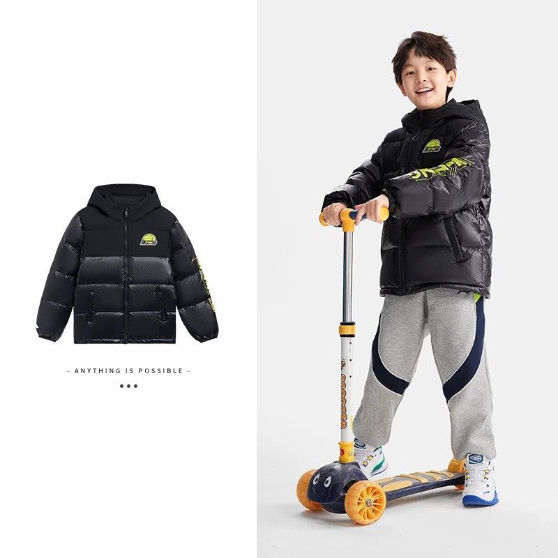 Lining/李宁正品男大童篮球系列宽松鸭绒加厚保暖连帽外套YYMS041,童装/婴儿装/亲子装,羽绒服,淘宝优惠券,粉丝福利购,淘宝优惠卷