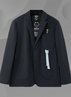 正品李宁X联名Muppets科米特系列新款男女同款外套AFDR771