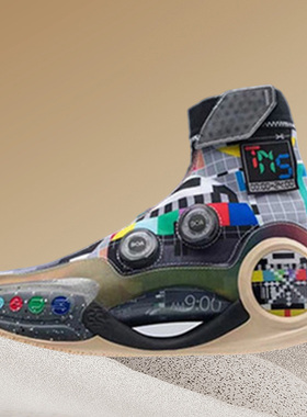 LiNing李宁 韦德之道9艺术联名平衡白武士科技男篮球鞋ABER003