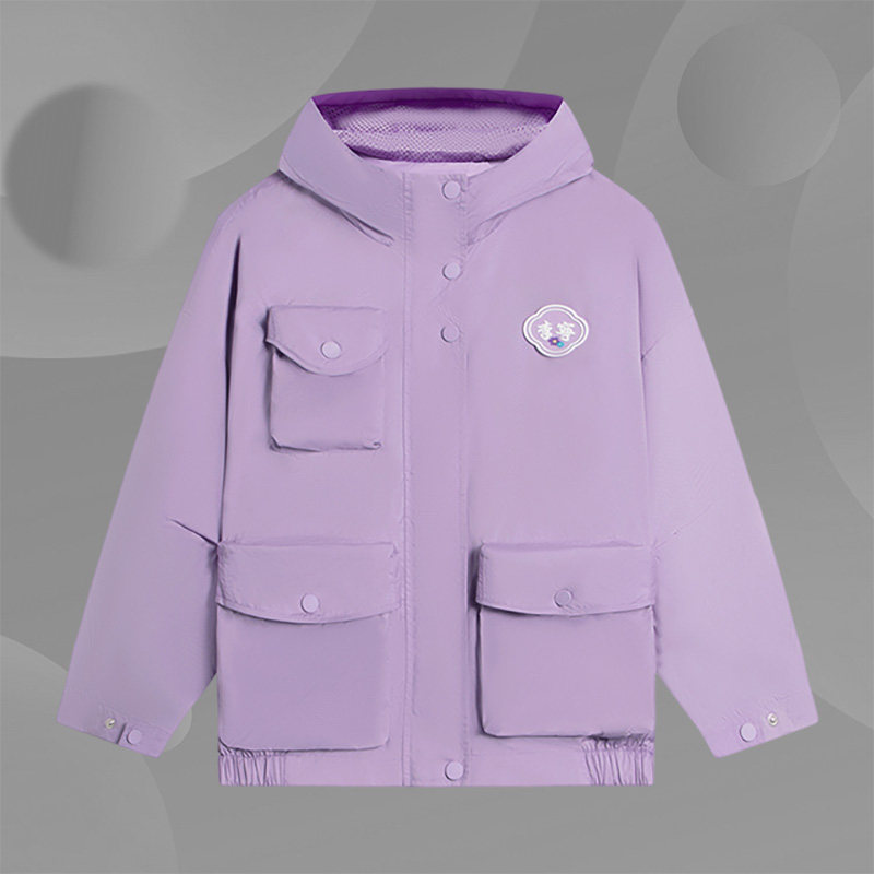 Lining/李宁正品女大童运动生活系列宽松休闲连帽运动风衣YFDS150,童装/婴儿装/亲子装,风衣,淘宝优惠券,粉丝福利购,淘宝优惠卷