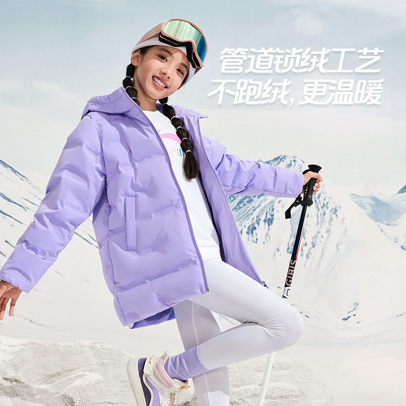 Lining/李宁正品冬季儿童休闲运动个性印花保暖连帽羽绒服YYMT173,童装/婴儿装/亲子装,羽绒服,淘宝优惠券,粉丝福利购,淘宝优惠卷