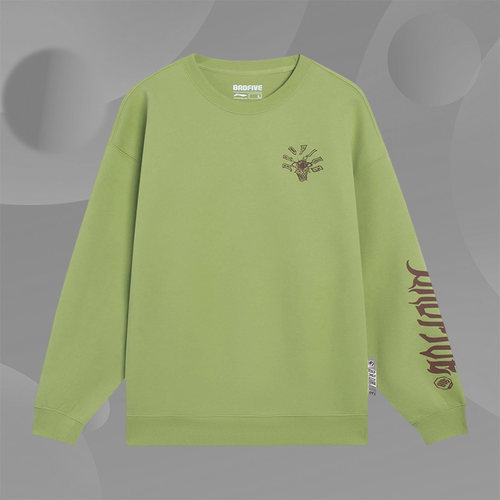 Lining/李宁正品反伍BADFIVE男子时尚宽松休闲套头卫衣AWDT087