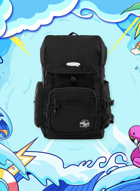 李宁正品 x 英雄联盟泳池派对联名系列男女同款简约双肩包ABSU377