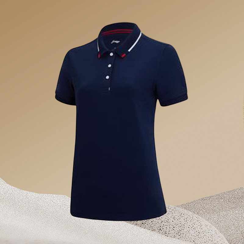 李宁女士翻领运动休闲舒适春新款POLO衫纯色短袖T恤 APLQ116,运动服/休闲服装,运动POLO衫,淘宝优惠券,粉丝福利购,淘宝优惠卷