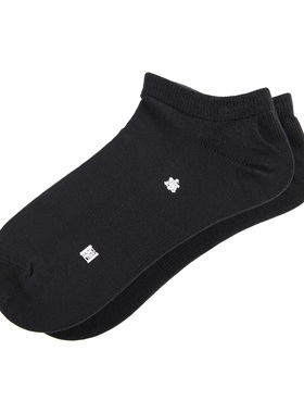 李宁正品vital系列男女同款简约吸汗透气运动低跟袜两双装AWSU039