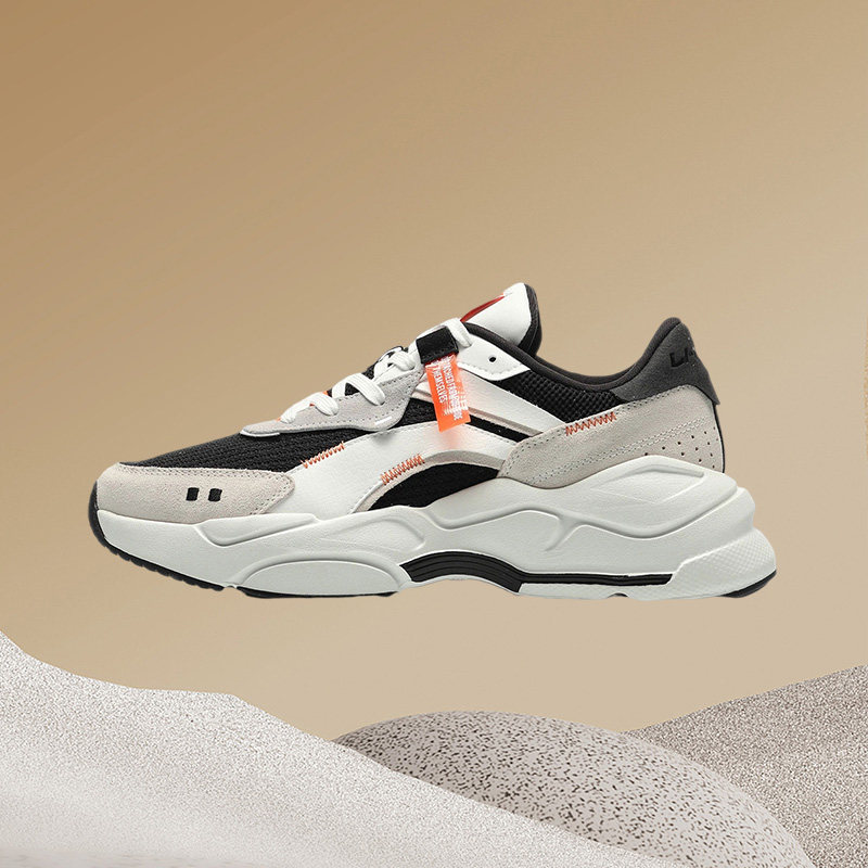 李宁正品休闲舒适男鞋新款烛龙男士经典时尚低帮运动鞋agcq353