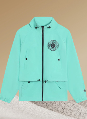 李宁正品新款女子运动休闲时尚立领防晒服外套运动风衣AFDS574