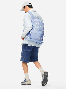 李宁正品运动生活系列男女同款防泼水方便收纳运动双肩包ABSU239