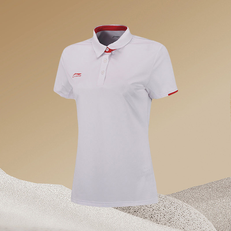 正品李宁 19春季 团购系列 女子 短袖T恤POLO APLP076,运动服/休闲服装,运动POLO衫,淘宝优惠券,粉丝福利购,淘宝优惠卷