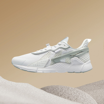 李宁正品休闲鞋女子秋季新款Mafia经典时尚低帮系带运动鞋AGLR102