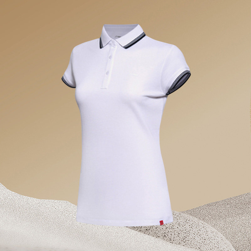 李宁夏季新款女士训练系列吸湿排汗运动短袖T恤POLO衫 APLM096,运动服/休闲服装,运动POLO衫,淘宝优惠券,粉丝福利购,淘宝优惠卷