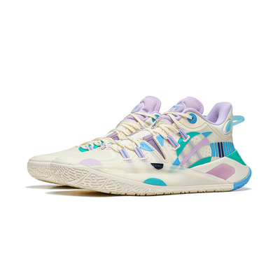 Lining/李宁正品新款CJ2男轻量高回弹低帮篮球专业比赛鞋ABAS001