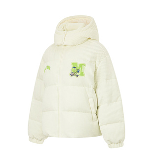 Lining/李宁冬季女子x 怪兽大学联名保暖羽绒服AYMT108