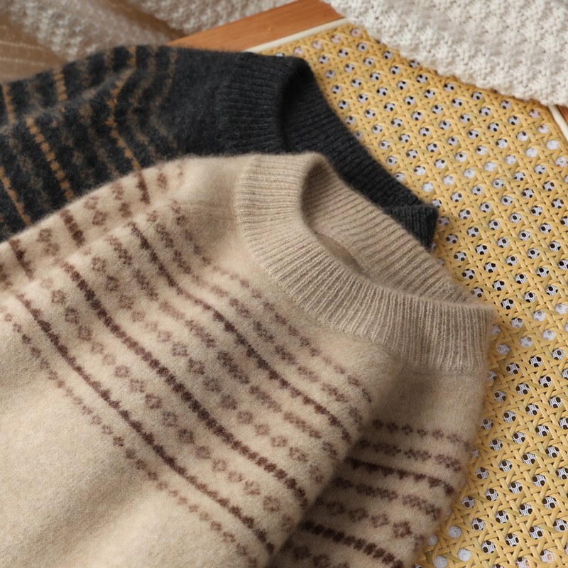 100%羊毛费尔岛冬季加厚男童圆领外穿毛衣套头时尚保暖纯羊毛衫,童装/婴儿装/亲子装,毛衣/针织衫,淘宝优惠券,粉丝福利购,淘宝优惠卷