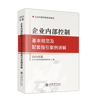 企业内部控制基本规范及配套指引案例讲解2025年版 企业内部控制基本法规解读 应用指引解读评价指引解读 审计指引解读及案例分析
