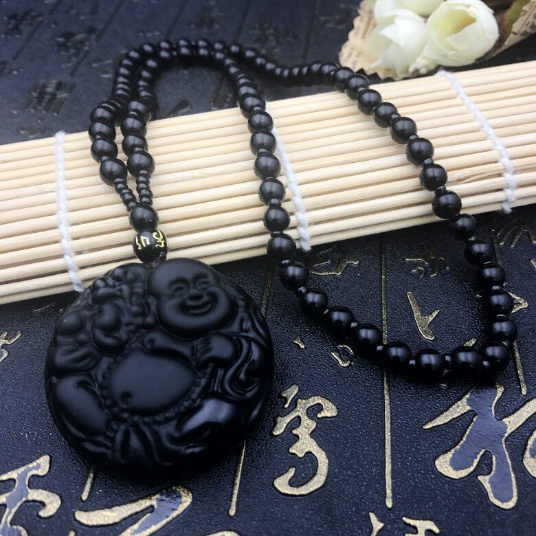 흑요석 PIXIU 펜던트 모조 흑요석 드래곤 브랜드 GUAN GONG 남성과 여성 목걸이 남성과 여성 GUANYIN 커플 여성 부의 신 펜던트
