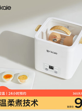 ankale多功能煮蛋器小智能定时自动断电防干烧溏心金沙温泉蒸蛋羹