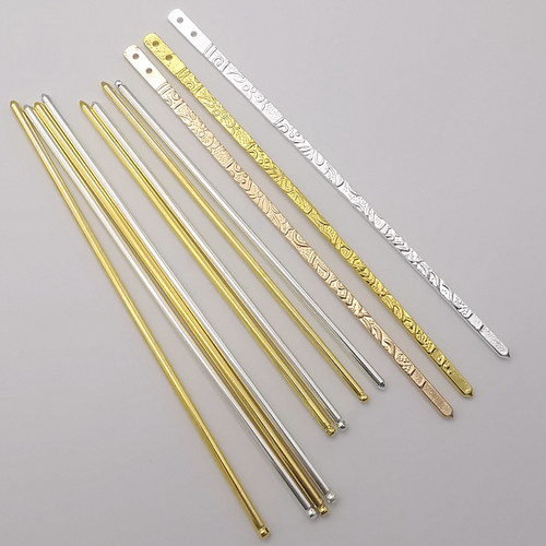 发簪发棍古风发叉带孔手工DIY