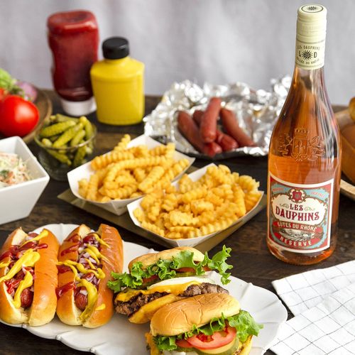 法国进口罗纳皇冠珍藏桃红干白干红葡萄酒187ml微醺女士餐酒聚会