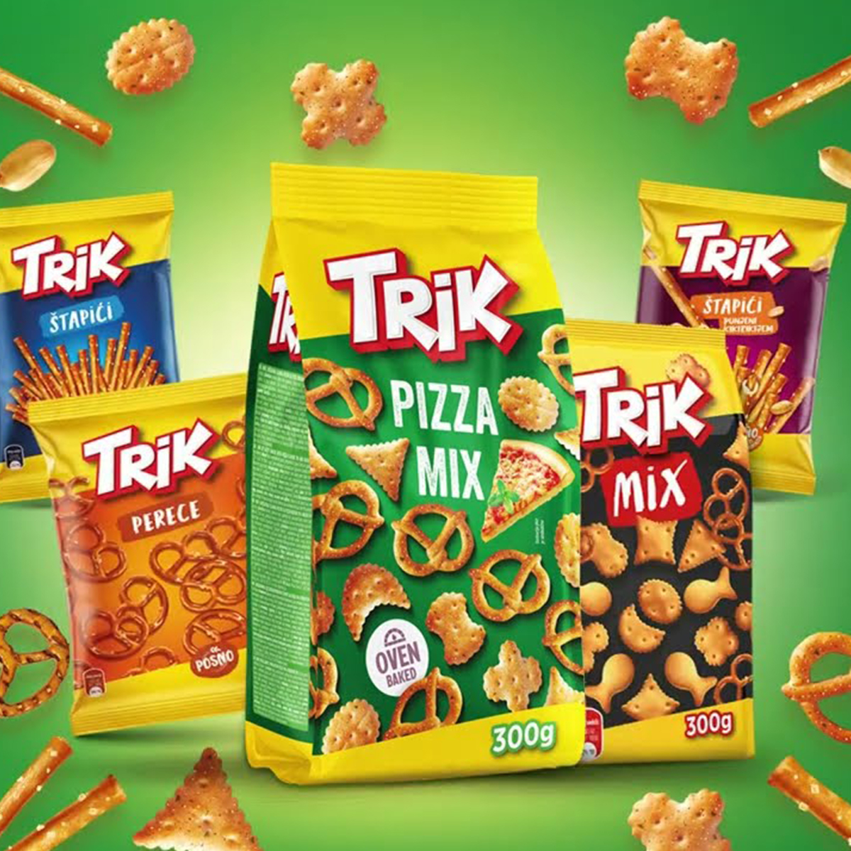 多恩trik海盐布雷脆棒饼干休闲