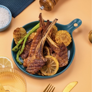 临期草原领头羊法式小切450g河马同款贴骨肉肋排羊排中段去油精修