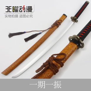 刀剑乱舞一期一振COS刀加州清光金属鸣狐三日月宗近木刀剑不开刃