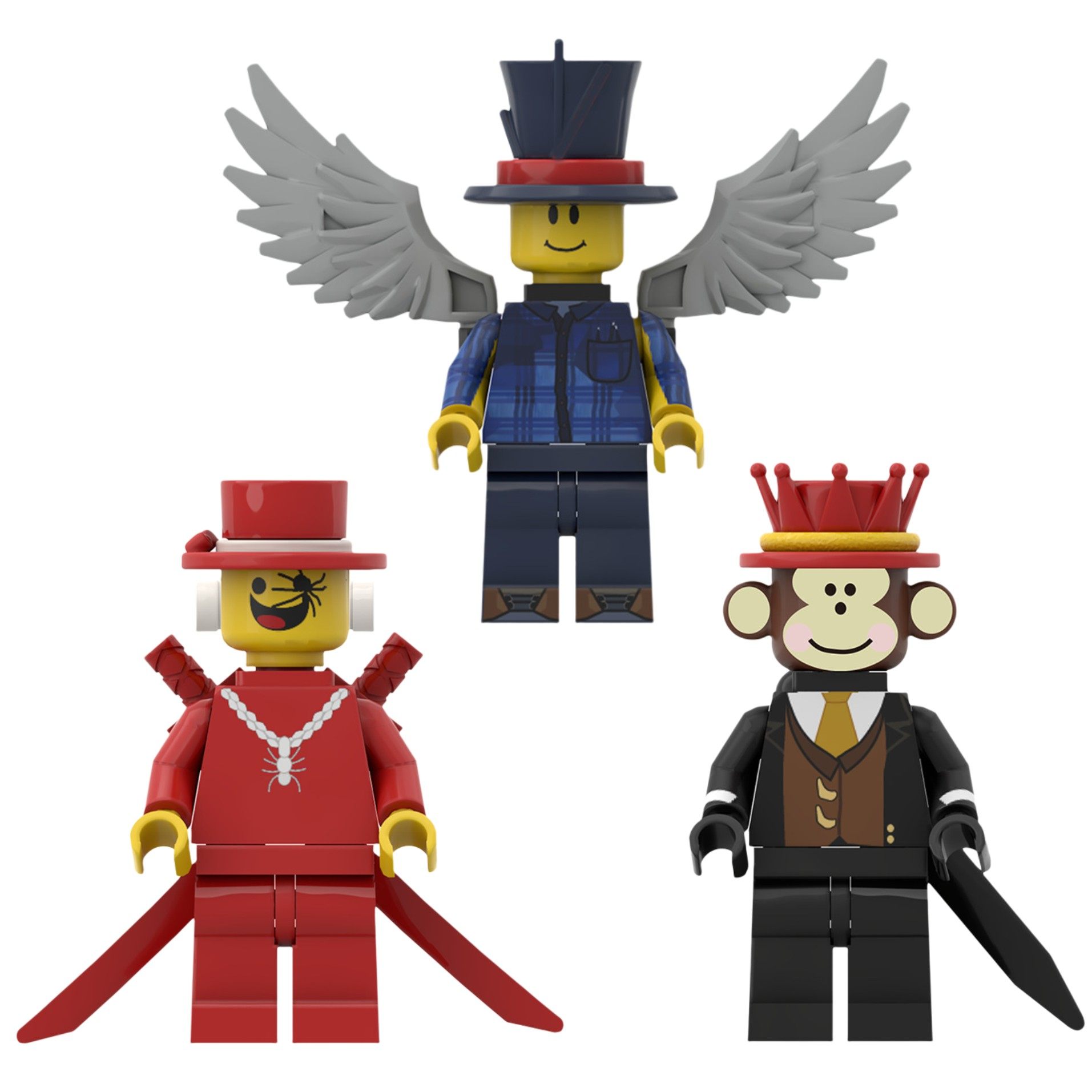 跨境新品窃取脑腐公仔拼装积木系列偷走脑腐手办模型桌面摆件玩具,玩具/童车/益智/积木/模型,普通塑料积木,淘宝优惠券,粉丝福利购,淘宝优惠卷