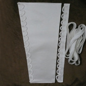 婚纱礼服配件后背拉链改绑带婚纱挡布三件套绑带挡板扣眼绳子边条