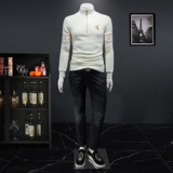 2023秋冬新款IUIUG精品斐勒棉半拉链卫衣打底衫D322-87363-P135，男装卫衣，电商D320-1