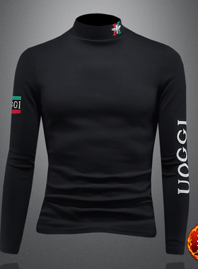 2025秋冬新款 IUIUG轻奢潮流高领卫衣打底衫假模D320-87358-P100