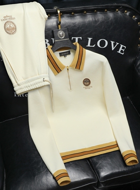 2025秋冬新款 IUIUG轻奢潮流卫衣男休闲运动套装D320-T88189-P270