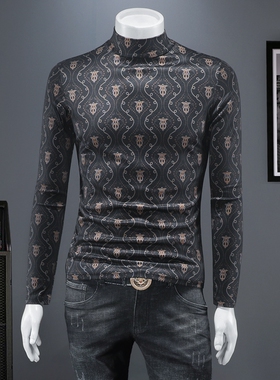 2025秋冬新款 IUIUG轻奢潮流高领卫衣打底衫假模D320-87887-P100