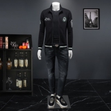 2025新款IUIUG欧货轻奢修身潮流休闲男士夹克D322-87330-P145，男装夹克，电商D320-1