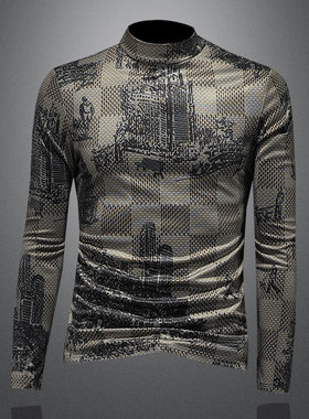 2025秋冬新款 轻奢品质半高领双面绒打底衫 D320-88382-P100