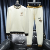 2025秋冬新款IUIUG轻奢潮流卫衣男休闲运动套装D320-T88219-P260，男装休闲套装，电商D322