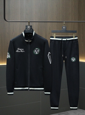 2025秋冬新款 IUIUG轻奢潮流卫衣男休闲运动套装D320-T87330-P280