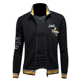 2025秋冬新款IUIUG轻奢潮流男士休闲夹克假模D322-87230-P145，男装夹克，电商D322