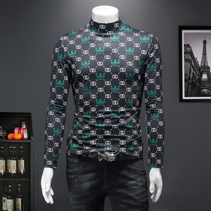 2023秋冬新款IUIUG轻奢品质半高领双面绒打底衫D320-87012-P100