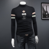 2023秋冬新款IUIUG轻奢品质半高领双面绒打底衫D322-87348-P100，男装卫衣，电商D320-1