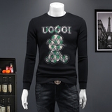 2023秋冬新款IUIUG精品斐勒棉休闲卫衣打底衫D322-87292-P125，男装卫衣，电商D320-1