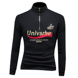 2025秋冬新款IUIUG圆领刺绣休闲卫衣打底衫假模D320-87819-P135，男装T恤，电商D322