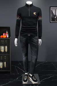 2023秋冬新款 IUIUG精品斐勒棉半拉链卫衣打底衫 D322-87363-P135图片