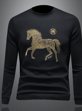 2025秋冬新款 IUIUG轻奢潮流休闲卫衣打底衫假模D320-88156-P125