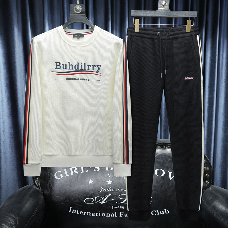 2025秋冬新款IUIUG轻奢潮流卫衣男休闲运动套装D320-T87747-P260,男装休闲套装,电商D322