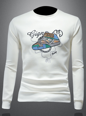 2025秋冬新款 IUIUG圆领刺绣休闲卫衣打底衫镂空D320-87805-P125