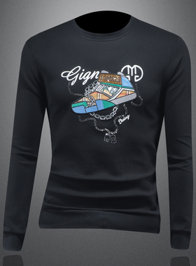 2025秋冬新款 IUIUG圆领刺绣休闲卫衣打底衫镂空D320-87805-P125